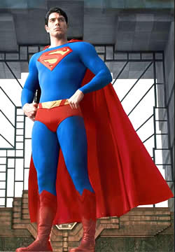 Brandon Routh makes a halfway decent Superman after all.